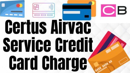 Certus Airvac Service Credit Card Charge