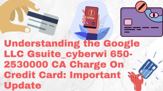 Google LLC Gsuite_cyberwi 650-2530000 CA Charge On Credit Card