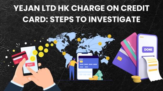 Yejan Ltd HK Charge on Credit Card